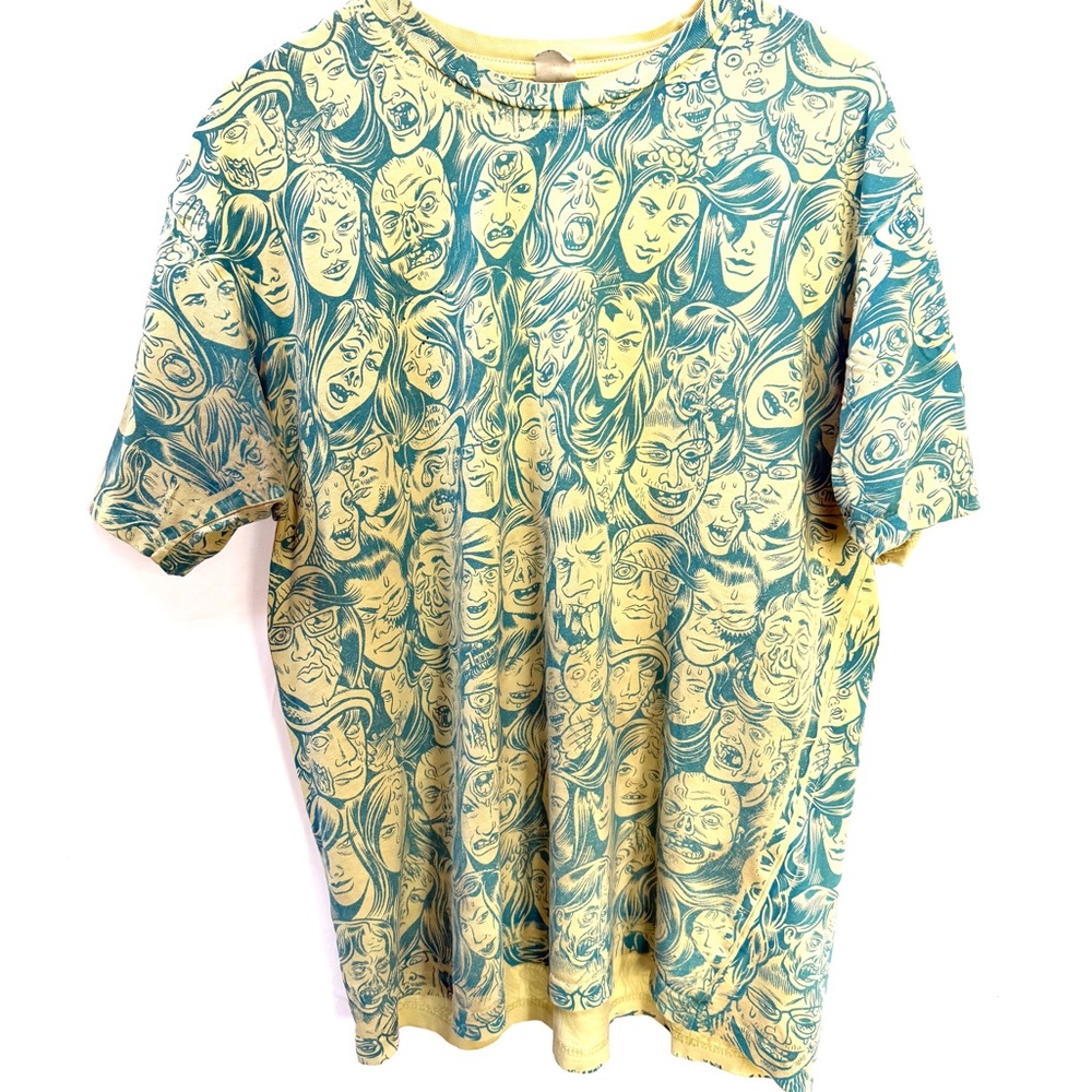 Threadless Graphic Tee, Comic Art Faces, Artist R… - image 1